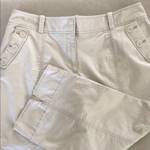 Ann Taylor LOFT “julie” Petite Capris Size 10P